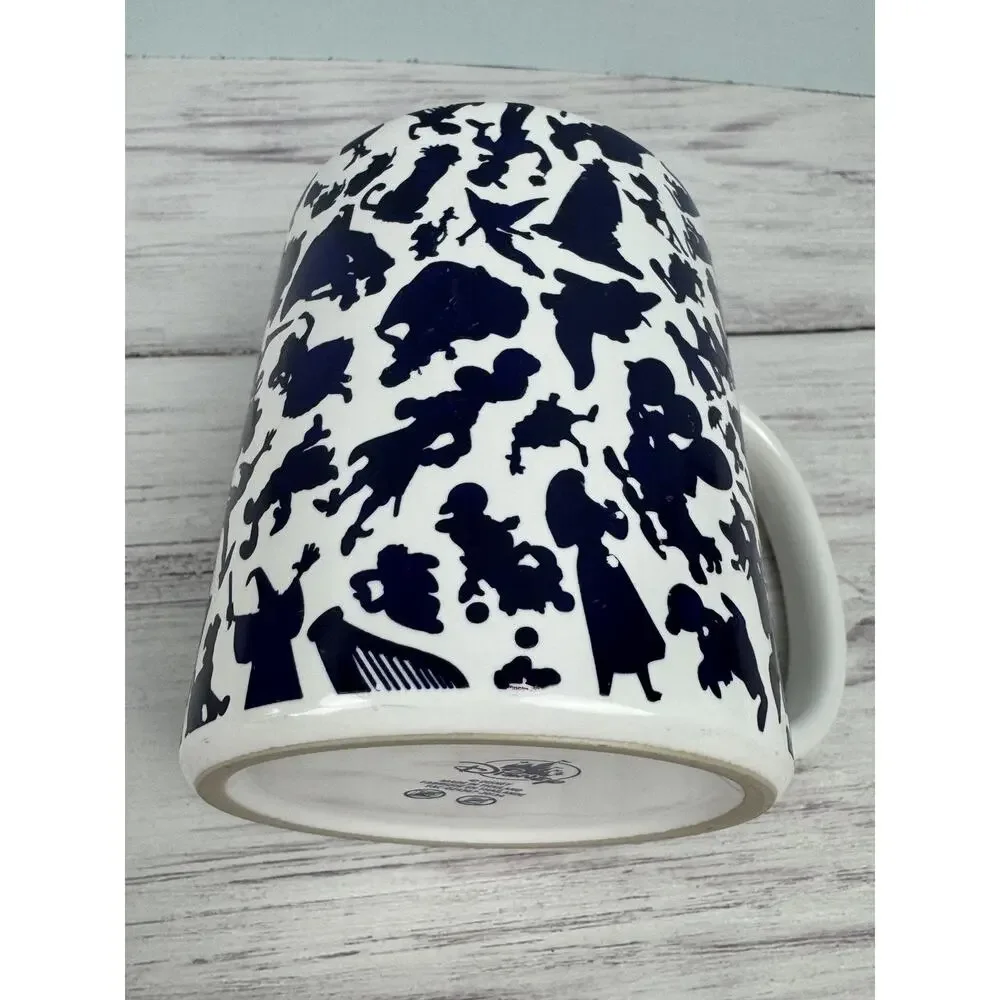 Disney Ink & Paint Color‎ Changing Ceramic Coffee Mug Cup Character Silhouettes